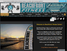 Tablet Screenshot of beachfrontfitnesscenter.com